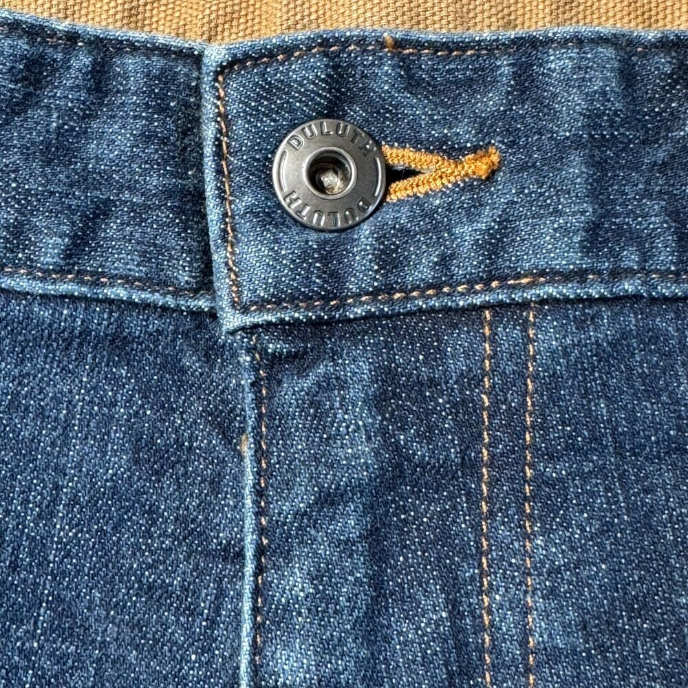 Duluth Trading DuluthFlex Ballroom Jeans 36x26 Relaxed Straight TAILORED Short - Picture 5 of 16